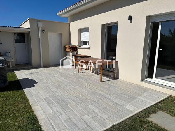 Magnifique Maison de 108m2, plain-pied avec garage!!