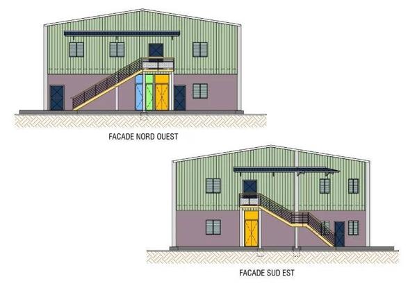 Dpt Guyane (973), à vendre REMIRE-MONTJOLY local entrepôt de 863 m² avec mezzanine