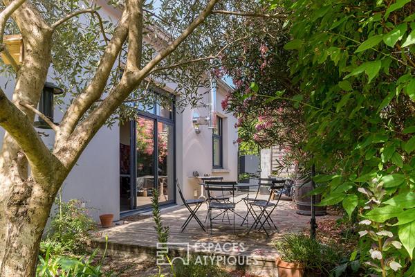 Loft atypique avec jardin paysager, atelier d’artiste de plain-pied accessible PMR