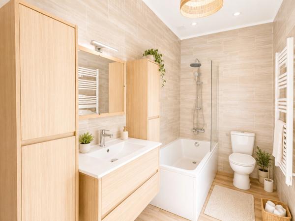 Hauteurs de Honfleur - Maison de plain pied en résidence - 53.80 m2 - 1 chambre - Terrasse - Jardin 100 m2 - parking privé et cave