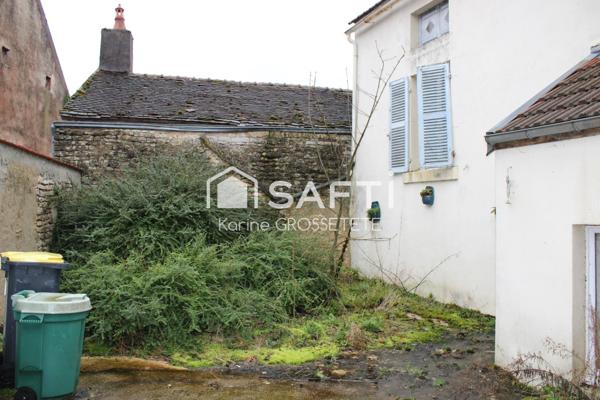 Maison de 90m² avec cour fermée de 60m²