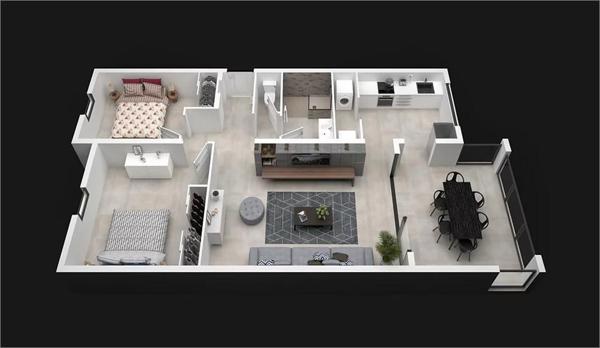 Vente Appartement74,19 m² - 3 Pièces - SAINT FRANCOIS (97118)