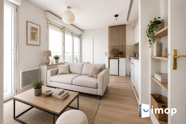 3 pièces avec balcon et parking