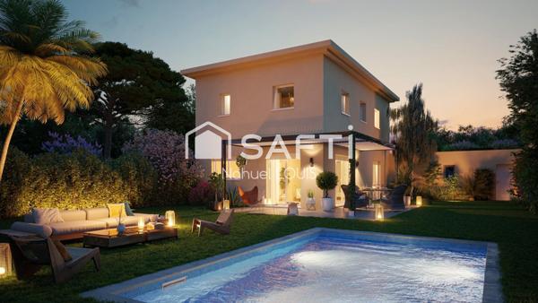 Villa 4 pièces neuve avec jardin et garage