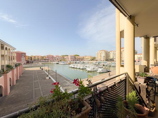 À louer - T3 avec grande terrasse et vue imprenable sur Port Ariane - Lattes