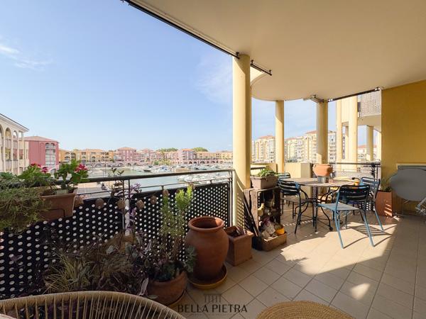 À louer - T3 avec grande terrasse et vue imprenable sur Port Ariane - Lattes