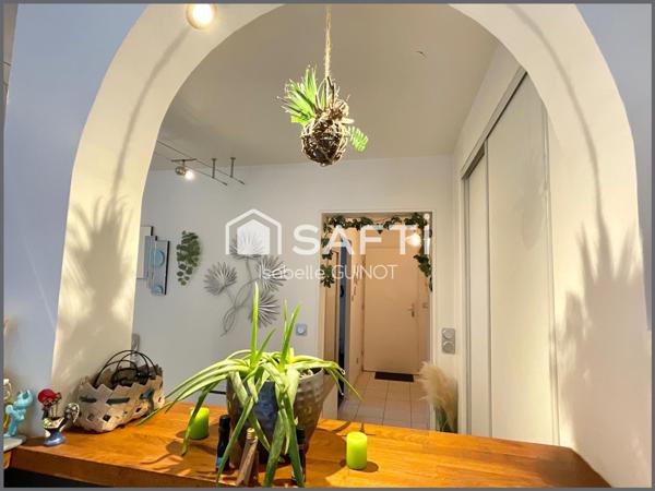 Appartement 3 pièces 57 m² avec jardin, parking et cave