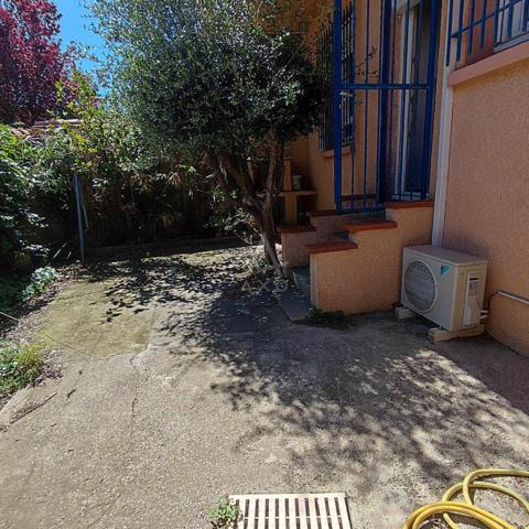 PERPIGNAN APPARTEMENT T2 45m² + Jardin + garage