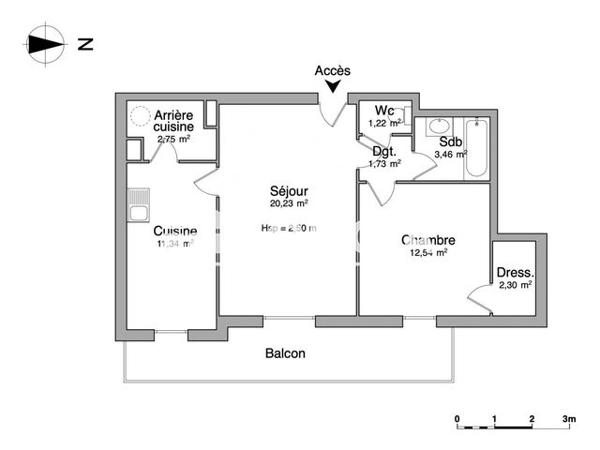 Location Appartement 2 pièces 55.57 m² - 4 RUE DE VERDUN Gaillon 27600