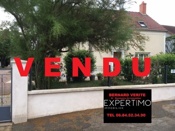 Étréchy (18800) Vendu Maison en Pierre 5 pièces de 130m2 avec plusieurs Dépendances sur 2150m2