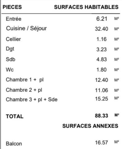 Petite copropriété / Terrasse / Parkings