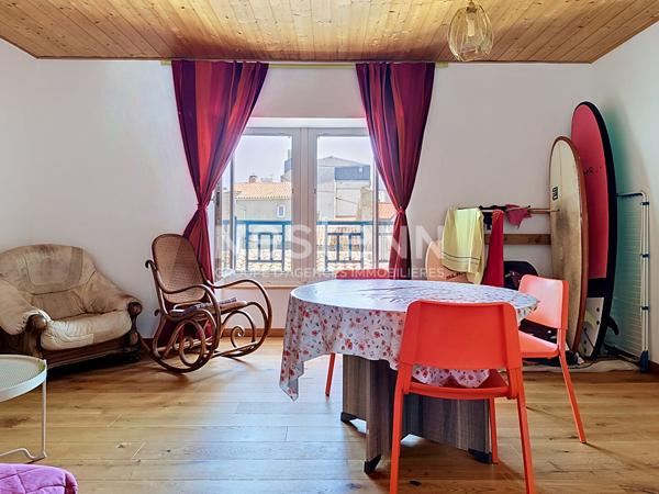 Appartement 2 pièces à vendre au centre-ville des Sables d'Olonne plage commerces à pied