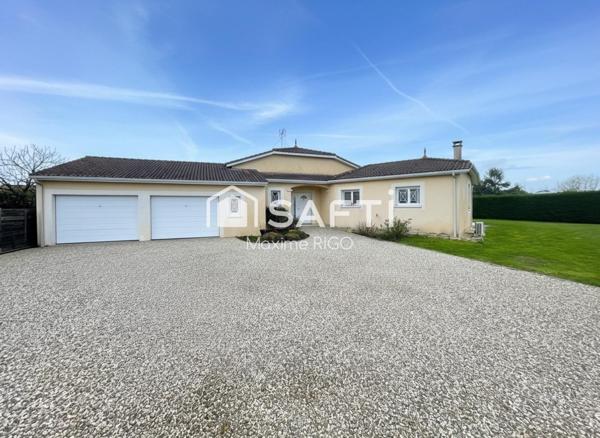 Belle Villa 6 pièces plain-pied 182m² avec garage