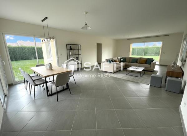 Belle Villa 6 pièces plain-pied 182m² avec garage