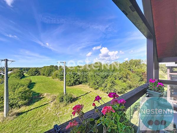 Superbe appartement lumineux à Blois, 3 pièces avec terrasse, vue sur la forêt, piscine, parc arboré et trois places de parking. Cadre calme et recherché, proche commodités.