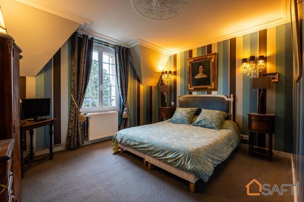 Manoir de 11 pièces, 8 chambres, 5 salles d'eau et 1 salle de bain avec un beau jardin paysager de 2800m2