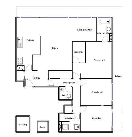 Appartement à vendre 5 pièces 99 m² Verrières-le-Buisson
