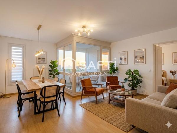 Appartement 57m² lumineux avec balcon vue dégagée