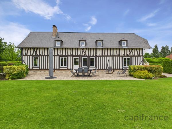 Élégante Maison Normande avec Maison d’Amis, sur les hauteurs de Honfleur