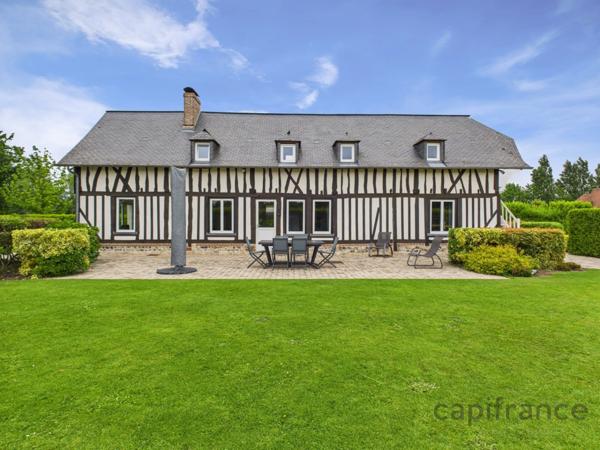 Élégante Maison Normande avec Maison d’Amis, sur les hauteurs de Honfleur