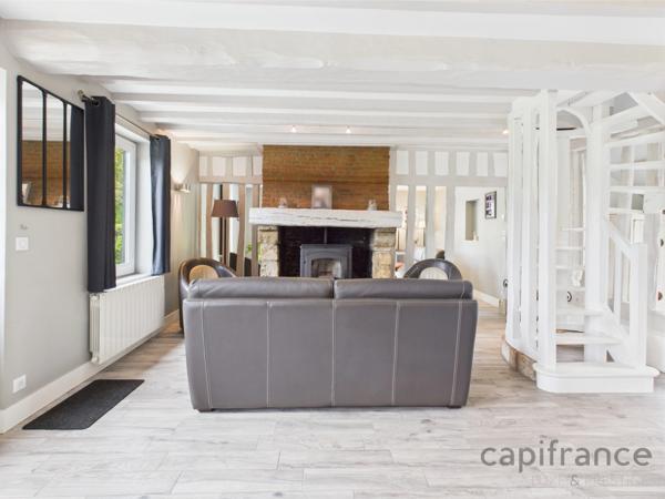 Élégante Maison Normande avec Maison d’Amis, sur les hauteurs de Honfleur