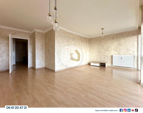 Chalon-sur-Saône (71100) Appartement T4 | 75 m² | Balcon | Cave
