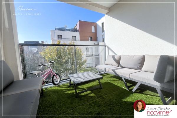 quartier Hauts-Pavés, résidence récente, 4 pièces 80,55 m2 terrasses et stationnement