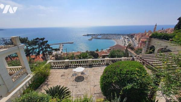 MAISON DE MAÎTRE MENTON - VUE PANORAMIQUE