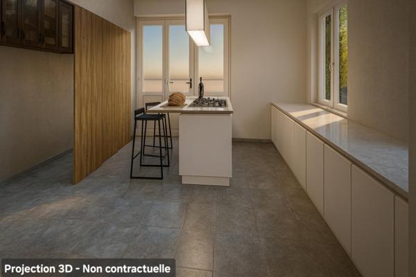 Maison mitoyenne à rénover  4 pièces 78 m2 + chalet 42 m2 avec 482 m2 de terrain.