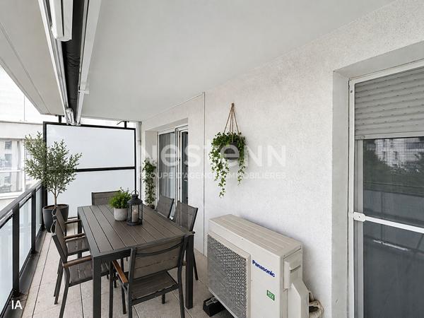 Appartement Bron 4 pièces (T4) - 76m2 - 3 chambres - Récent - Garage double - 69500 BRON
