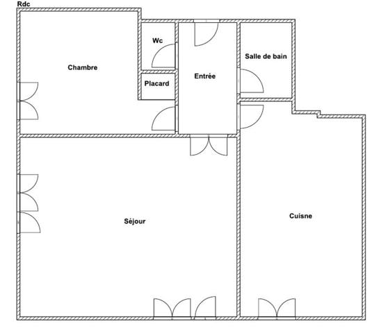 Local Commercial 2 pièces - 56 m²