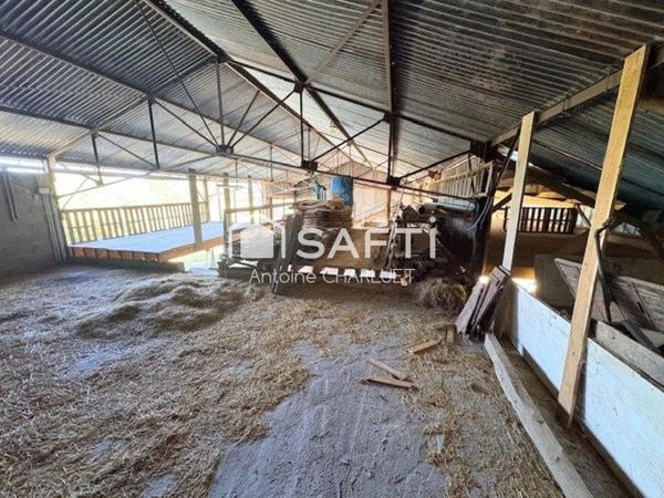 Maison 68m² - 4 hectares de terrain - hangar et nombreuses dépendances