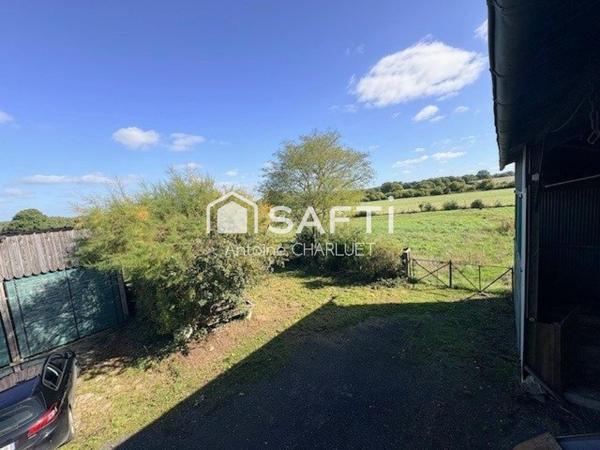 Maison 68m² - 4 hectares de terrain - hangar et nombreuses dépendances
