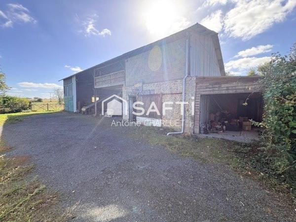 Maison 68m² - 4 hectares de terrain - hangar et nombreuses dépendances