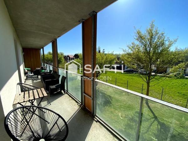 Appartement T3, balcon 22m², place de parking, très lumineux, proche faculté de médecine