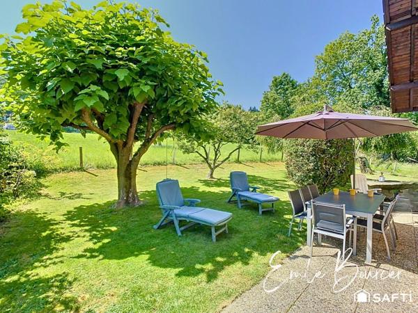 Maison de 98m², beau jardin et sous-sol complet