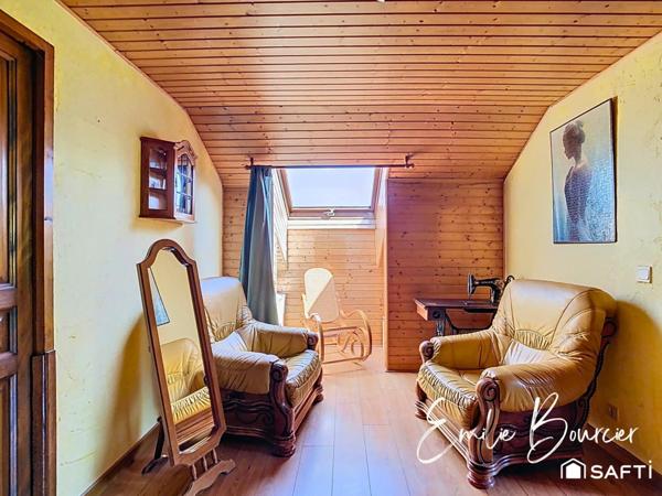 Maison de 98m², beau jardin et sous-sol complet