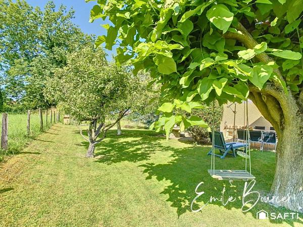 Maison de 98m², beau jardin et sous-sol complet