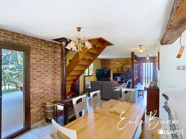 Maison de 98m², beau jardin et sous-sol complet