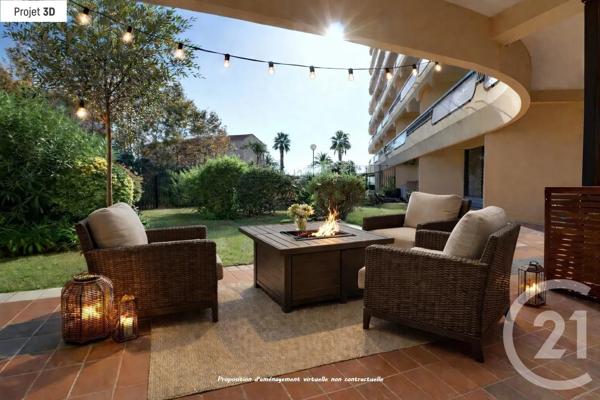 Appartement T2 à vendre  2 pièces - 27 m 2   FREJUS  - 83