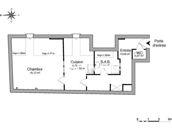 Location Studio 40.44 m² - 16 RUE DES CHARPENTIERS Strasbourg 67000