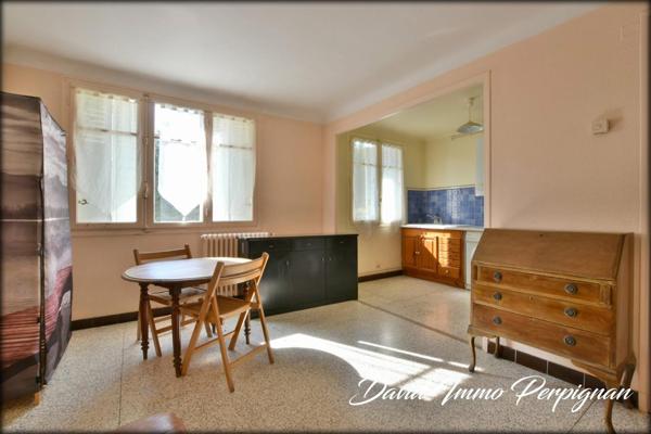 Perpignan (66100) F2 rénové avec cave et parking