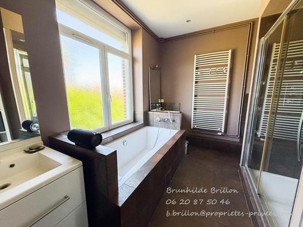 Maison d'ingénieur, 5 chambres, jardin généreux, 2 garages