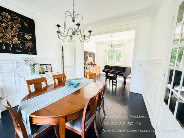 Maison d'ingénieur, 5 chambres, jardin généreux, 2 garages