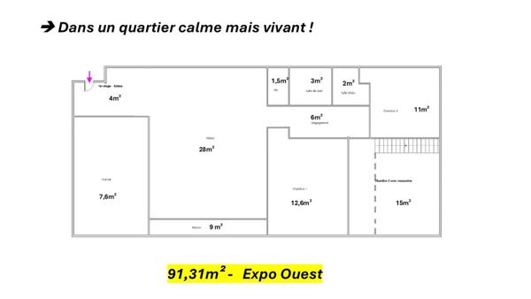 Appartement à vendre 4 pièces 91 m² Vaucresson