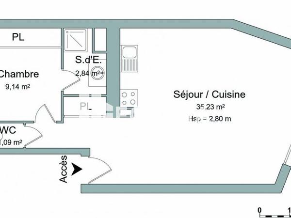 Location Appartement 2 pièces 48.3 m² - 28 30 RUE PORTAIL MATHERON Avignon 84000