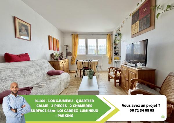 Appartement 3 pièces - 64 m²