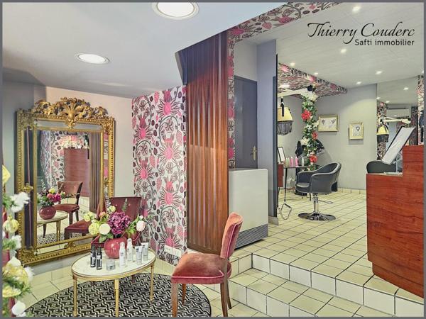 Fonds de commerce, beau salon de coiffure à vendre