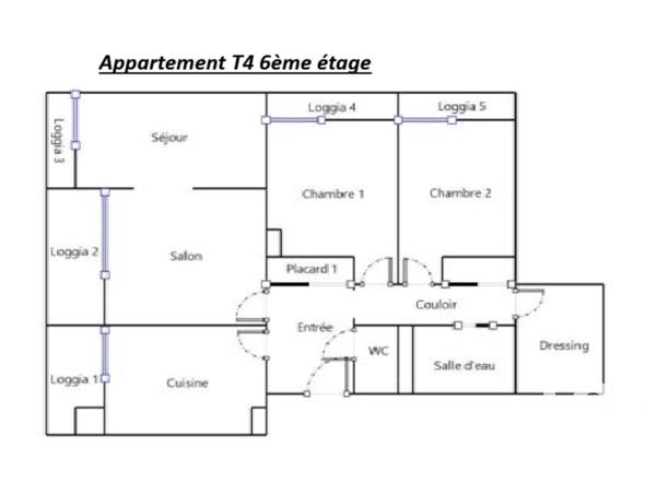 Appartement à vendre 4 pièces 84 m² Tinqueux