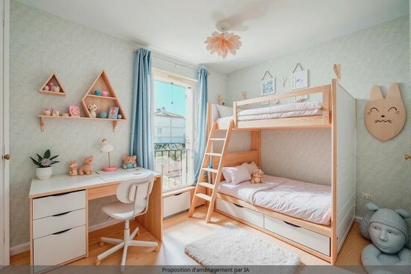  Idéale famille – Maison 3 chambres, bureau, garage, jardin 